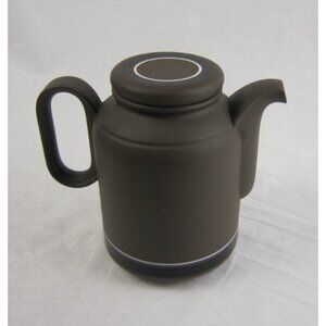 Hornsea Lancaster Vitramic Contrast Brown Coffee Pot 1976